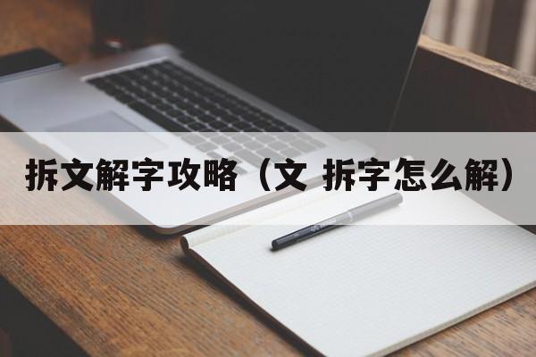 拆文解字攻略（文 拆字怎么解）